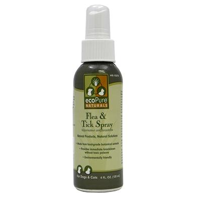 ecoPure Natural Flea & Tick Spray 4oz ecoPure Natural Flea & Tick Spray 4oz