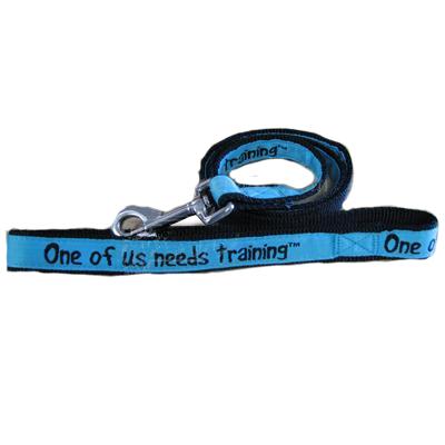 Embroidered Dog Leash 4-ft x1-in One of us needs training Embroidered Dog Leash 4-ft x1-in One of us needs training