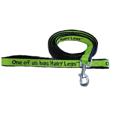 Embroidered Dog Leash 4-ft x3/4-in One of us has Hairy Legs Embroidered Dog Leash 4-ft x3/4-in One of us has Hairy Legs