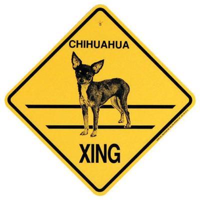 Xing Sign Chihuahua Short Coat Plastic 10.5 x 10.5 inches Xing Sign Chihuahua Short Coat Plastic 10.5 x 10.5 inches