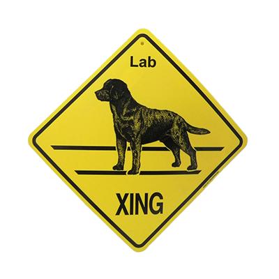 Xing Sign Labrador Retriever Plastic 10.5 x 10.5 inches Xing Sign Labrador Retriever Plastic 10.5 x 10.5 inches