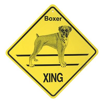 Crossing Sign Boxer Natural Xing Crossing Sign Boxer Natural Xing