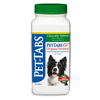 Pet-Tabs Dog Vitamin Mineral Supplement 60 Tablets Pet-Tabs Dog Vitamin Mineral Supplement 60 Tablets