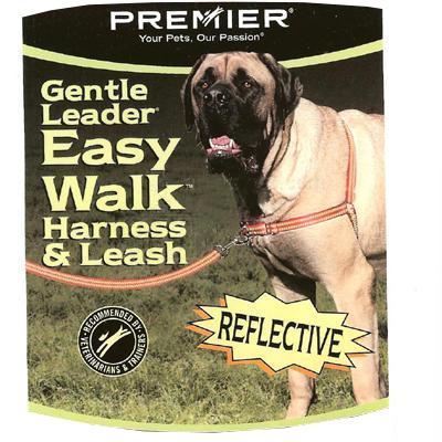 Easy Walk Dog Harness Reflective XLarge Red Easy Walk Dog Harness Reflective XLarge Red