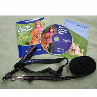 Gentle Leader Deluxe Headcollar Small Bones on Squares Black Gentle Leader Deluxe Headcollar Small Bones on Squares Black