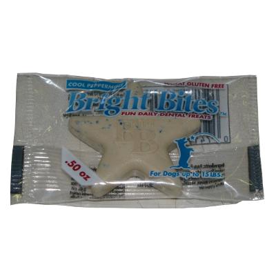 Bright Bites Peppermint Small Single Dog Dental Treat Bright Bites Peppermint Small Single Dog Dental Treat