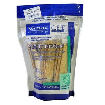 Virbac C.E.T. HEXtra Premium Dental Chews Petite 30 Count Virbac C.E.T. HEXtra Premium Dental Chews Petite 30 Count