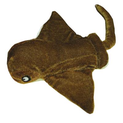 Velvet Sea Creature Sting Ray Small Dog Toy Velvet Sea Creature Sting Ray Small Dog Toy
