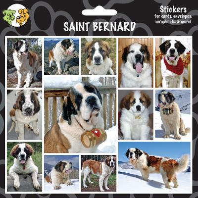 Arf Art Dog Sticker Pack Saint Bernard Arf Art Dog Sticker Pack Saint Bernard
