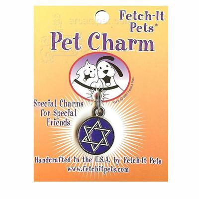 Star of David Pet Pet Tag Collar Charm Star of David Pet Pet Tag Collar Charm