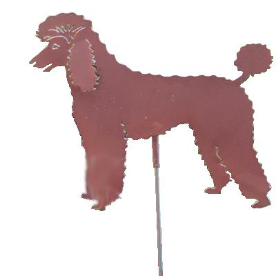 Haute Steel Garden Stake Poodle Haute Steel Garden Stake Poodle