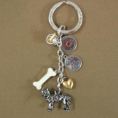 Key Chain Pit Bull Terrier with 5 Charms Key Chain Pit Bull Terrier with 5 Charms