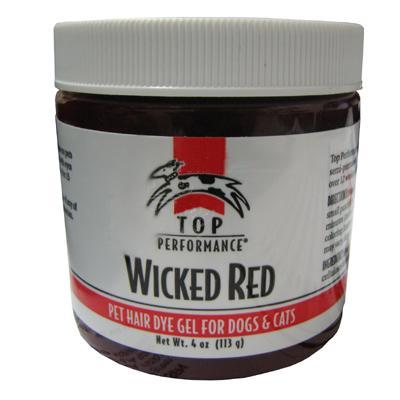 Top Performance Pet Hair Dye Gel Wicked Red Top Performance Pet Hair Dye Gel Wicked Red