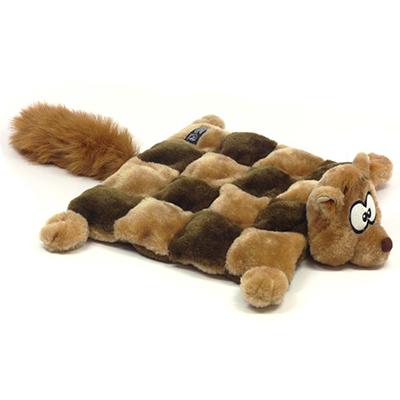 Mega Squeak Plush Puppy Squirrel Mat Large Dog Toy Mega Squeak Plush Puppy Squirrel Mat Large Dog Toy