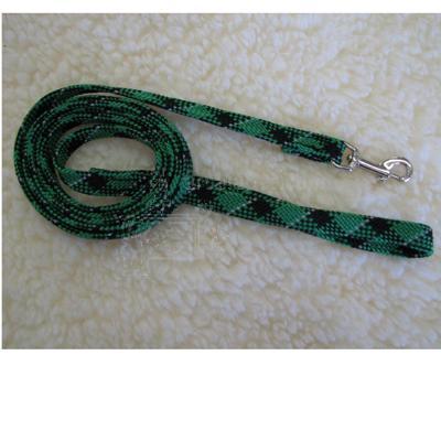 Dog Leash Reflective Web Green 1/2-inch x 6-foot Dog Leash Reflective Web Green 1/2-inch x 6-foot