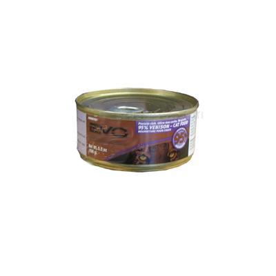 Evo 95% Venison 5.5 oz Canned Cat Food Each Evo 95% Venison 5.5 oz Canned Cat Food Each