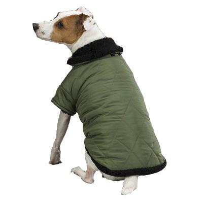 Dog Jacket Thermal Lined Chive XXSmall Dog Jacket Thermal Lined Chive XXSmall