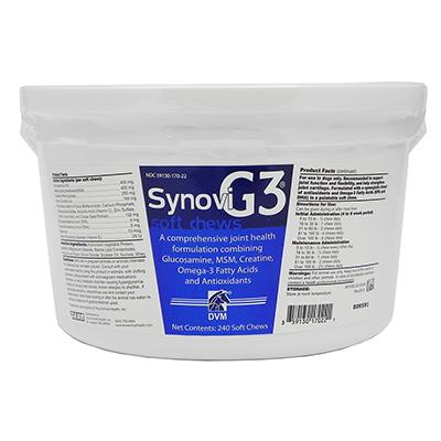 DVM SynoviG3 Soft Chews 240 count DVM SynoviG3 Soft Chews 240 count