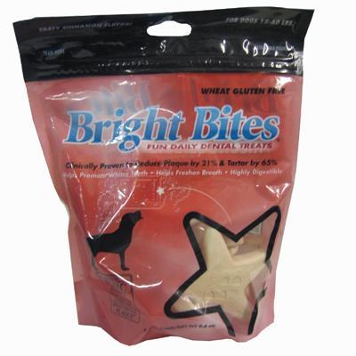 Bright Bites Medium Cinnamon 9.6oz bag Dog Dental Treat Bright Bites Medium Cinnamon 9.6oz bag Dog Dental Treat