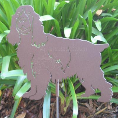 Haute Steel Garden Stake Cocker Spaniel Haute Steel Garden Stake Cocker Spaniel