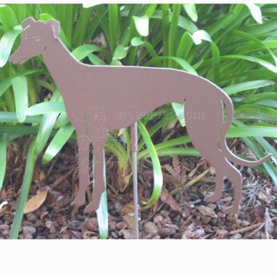 Haute Steel Garden Stake Greyhound Haute Steel Garden Stake Greyhound
