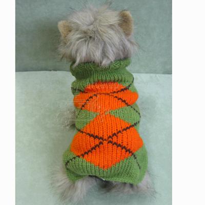 Handmade Dog Sweater Wool Green Argyle Xlarge Handmade Dog Sweater Wool Green Argyle Xlarge