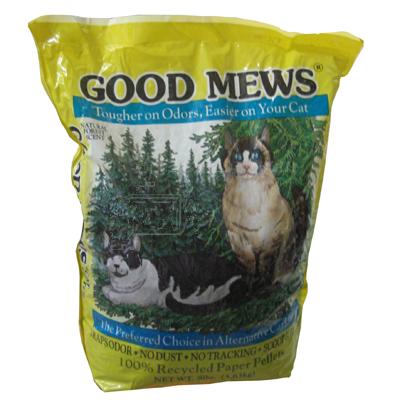 Good Mews Cat Recycled Paper Litter 8 lb Good Mews Cat Recycled Paper Litter 8 lb