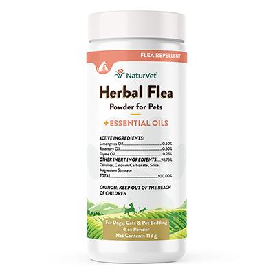 NaturVet Herbal Flea Powder 4oz for Dogs and Cats NaturVet Herbal Flea Powder 4oz for Dogs and Cats