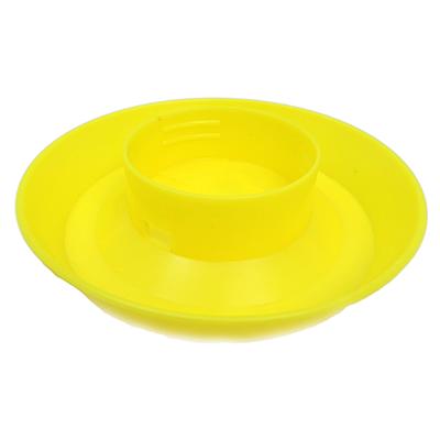 Mason Jar Bird Feeder Base Yellow