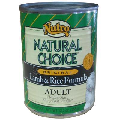 Nutro Natural Choice Original lamb & Rice Can Each Nutro Natural Choice Original lamb & Rice Can Each