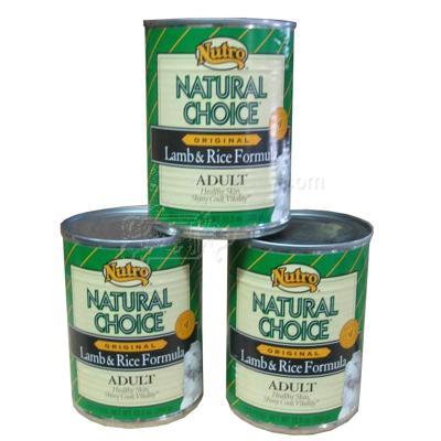 Nutro Natural Choice Dog Food Cans Case Nutro Natural Choice Dog Food Cans Case