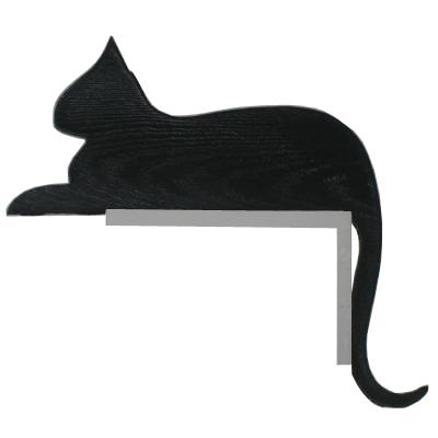 Silhouette Cat Resting Door or Window Frame Ornament