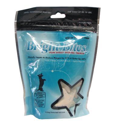 Bright Bites Small Peppermint 6oz bag Dog Dental Treat Bright Bites Small Peppermint 6oz bag Dog Dental Treat