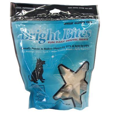 Bright Bites Large Peppermint 20oz bag Dog Dental Treat Bright Bites Large Peppermint 20oz bag Dog Dental Treat