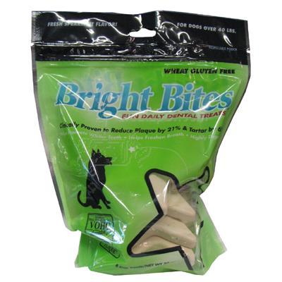 Bright Bites Large Spearmint 20 oz Dog Dental Treat Bright Bites Large Spearmint 20 oz Dog Dental Treat