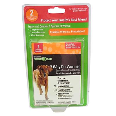WormX Plus For Medium & Large Dogs 12pk WormX Plus For Medium & Large Dogs 12pk