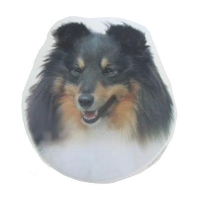 Double Sided Dog Decal Shetland Tri-color Double Sided Dog Decal Shetland Tri-color
