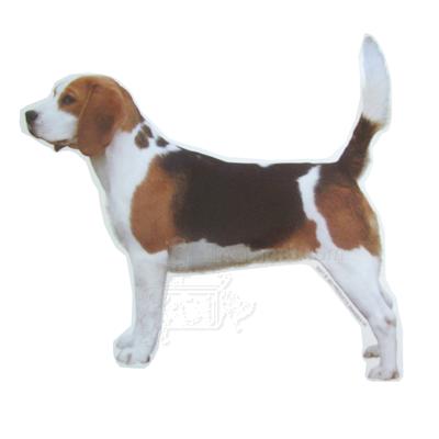 Double Sided Dog Decal Beagle Standard Double Sided Dog Decal Beagle Standard