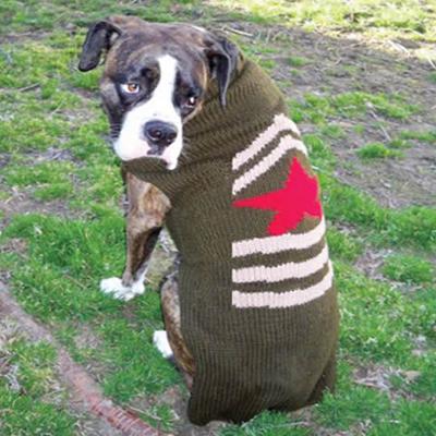 Handmade Dog Sweater Wool Army XXSmall Handmade Dog Sweater Wool Army XXSmall