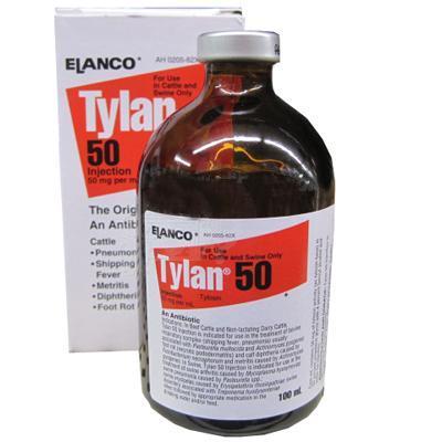 Tylan 50 100ml Injectible Tylan 50 100ml Injectible
