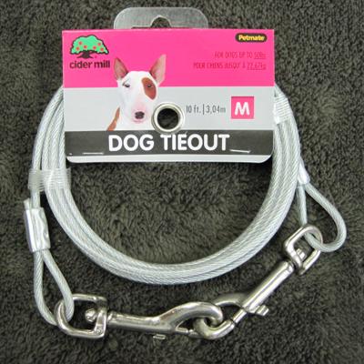 Cider Mill Cable 10 foot Medium Dog Tie-out Cider Mill Cable 10 foot Medium Dog Tie-out
