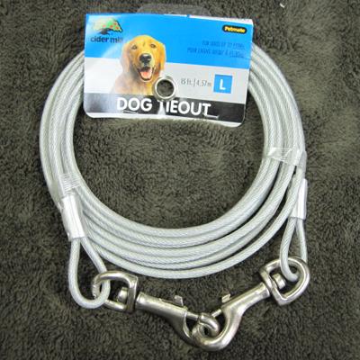 Cider Mill Cable 15 foot Large Dog Tie-out Cider Mill Cable 15 foot Large Dog Tie-out