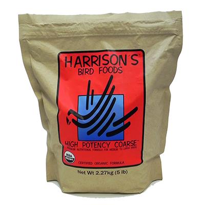 Harrison's Hi Potency Organic Coarse Bird Food 5-Lb. Harrison's Hi Potency Organic Coarse Bird Food 5-Lb.