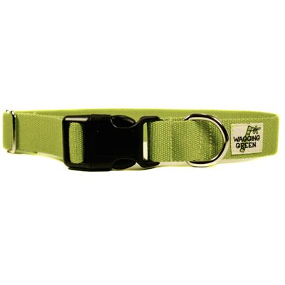 Bamboo Dog Collar Small in Zen Green Bamboo Dog Collar Small in Zen Green