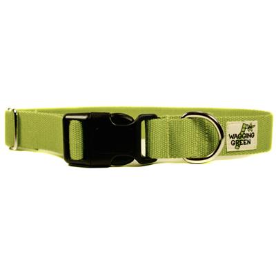 Bamboo Dog Collar Medium in Zen Green Bamboo Dog Collar Medium in Zen Green