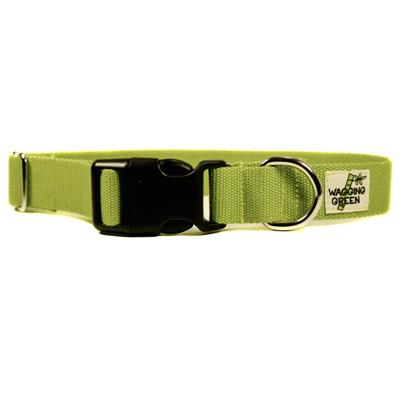 Bamboo Dog Collar Large in Zen Green Bamboo Dog Collar Large in Zen Green