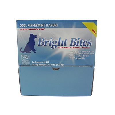 Bright Bites Peppermint Large Case Dog Dental Treat Bright Bites Peppermint Large Case Dog Dental Treat