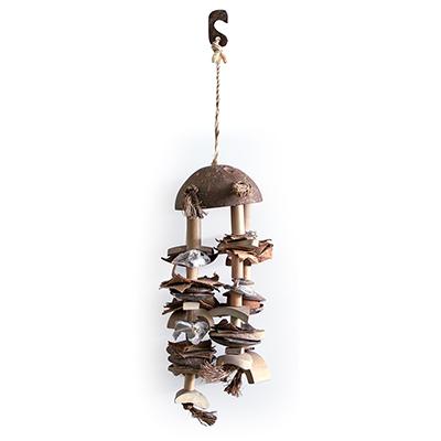 Living World Coco Shell Chime Small-Medium Bird Toy Living World Coco Shell Chime Small-Medium Bird Toy