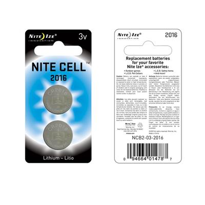 NiteIze NITE CELL 3v Lithium Battery 2016 2 pack