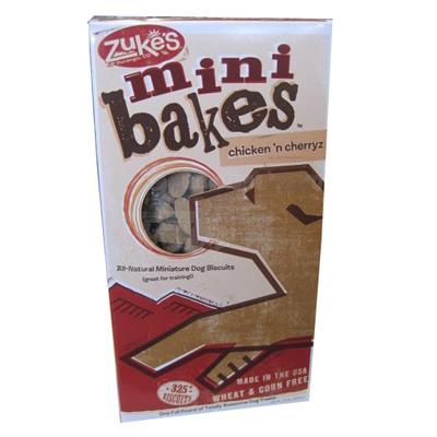 Zukes Mini Bakes Chicken 'N Cherryz Dog Biscuits Zukes Mini Bakes Chicken 'N Cherryz Dog Biscuits